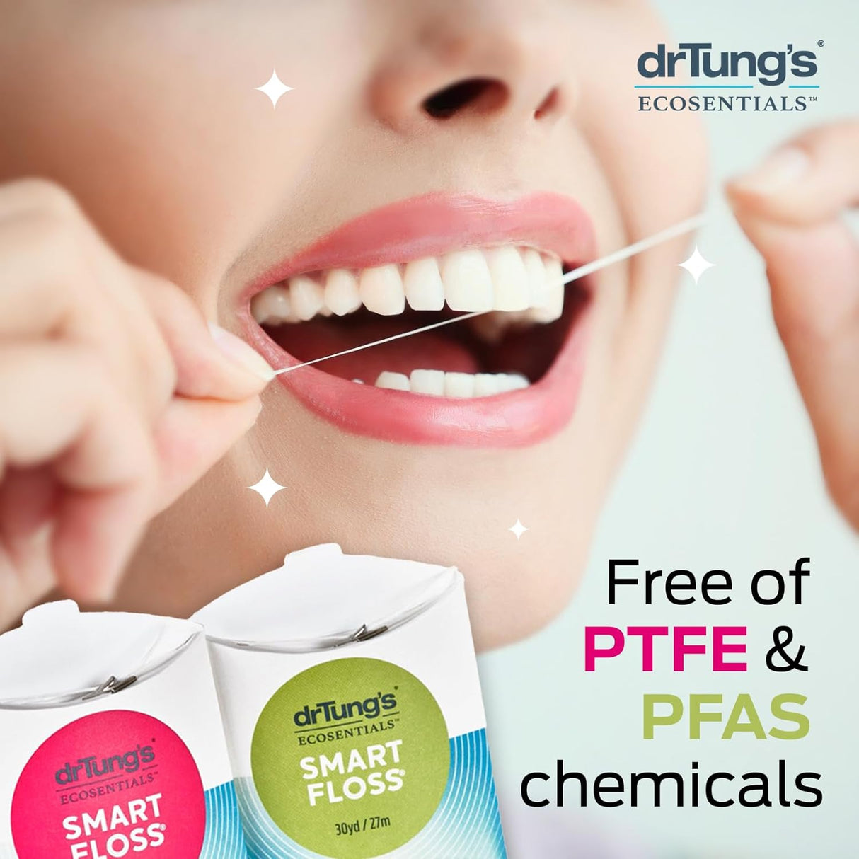 Dr Tungs Smart Dental Floss Chemical Free Oral Teeth Care Natural Flosser