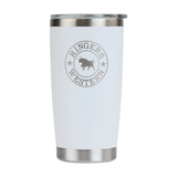 Ringers Western 590ml Riverstone Stainless Steel Tumbler Mug Cup  - White