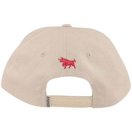 Ringers Western Wills Cap Unstructured 6 Panel Cotton Twill Snapback One Size in Off White