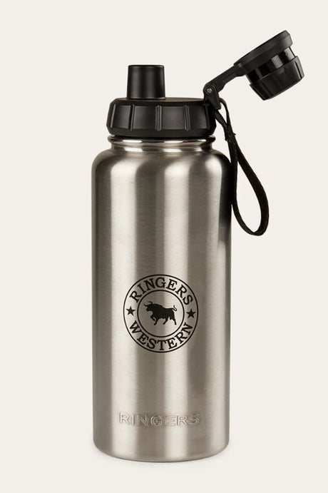 Ringers Western 946ml Longview Stainless Steel Drink Bottle - Outdoor Water Bottle (BPA Free)