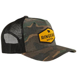 Ringers Western Scotty Kids Trucker Cap Mesh Back Adjustable Snapback in Camo