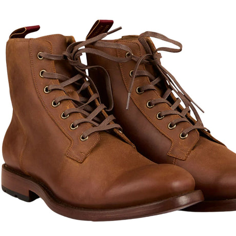 Ringers Western Hillside Mens Boot EE Width Full Grain Leather Goodyear Welt in Burnt Brown