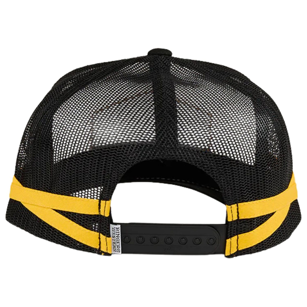 Ringers Western Cunningham Kids Trucker Cap Mesh Back Snapback in Black