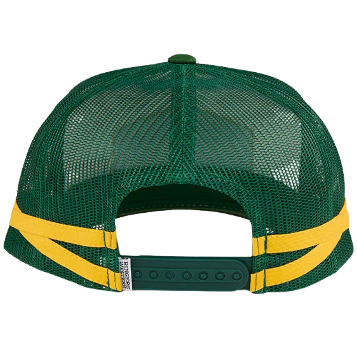 Ringers Western Cunningham Kids Trucker Cap Mesh Back Snapback in Lake Green