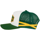 Ringers Western Cunningham Kids Trucker Cap Mesh Back Snapback in Lake Green