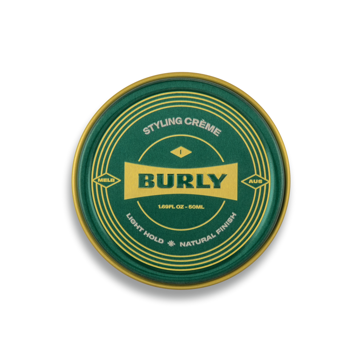 BURLY Styling Creme 50ml - Light Hold & Natural Finish (Australian Made)