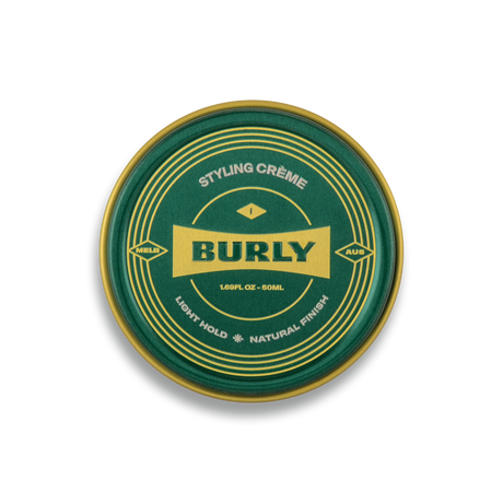 BURLY Styling Creme 50ml - Light Hold & Natural Finish (Australian Made)