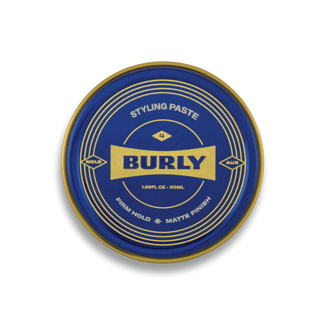 BURLY Styling Creme 50ml - Firm Hold & Matte Finish (Australian Made)