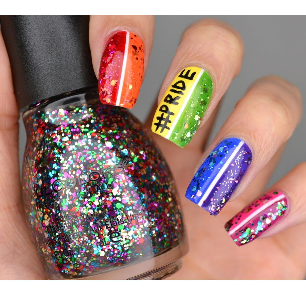 Sinful Colors 15ml Pride Nail Polish Long Lasting - 1309 Pride Glitter