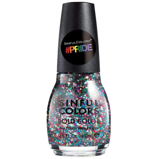 Sinful Colors Pride Nail Polish Long Lasting 15ml - 1309 Pride Glitter