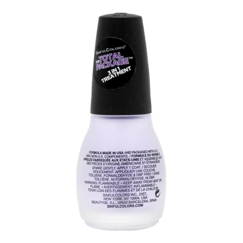 Sinful Colors Nail Polish 3 In 1 Treatment Top Coat 15ml  -  1707