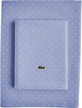 Lacoste 4-Piece California King Bed Sheet Set in Golf Slate Blue