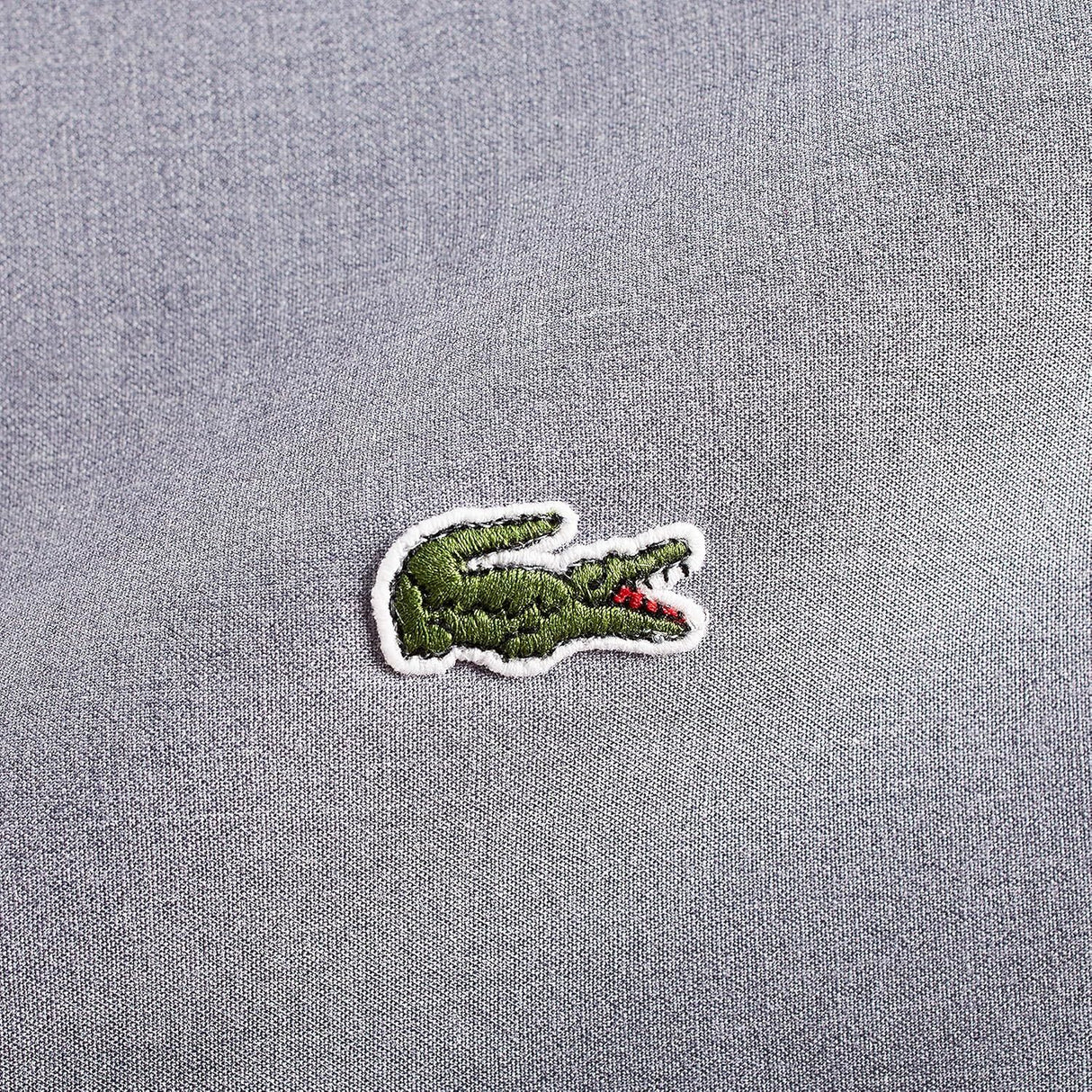 Lacoste 4-Piece Cotton Blend Queen Bed Sheet Set in Chambray Blue