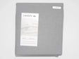 Lacoste Cotton Blend Twin Bed Sheet Set (Oversized Australian Single) in Chambray Grey