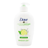 6x Dove 250mL Handwash Nourishing Cucumber And Green Tea Scent