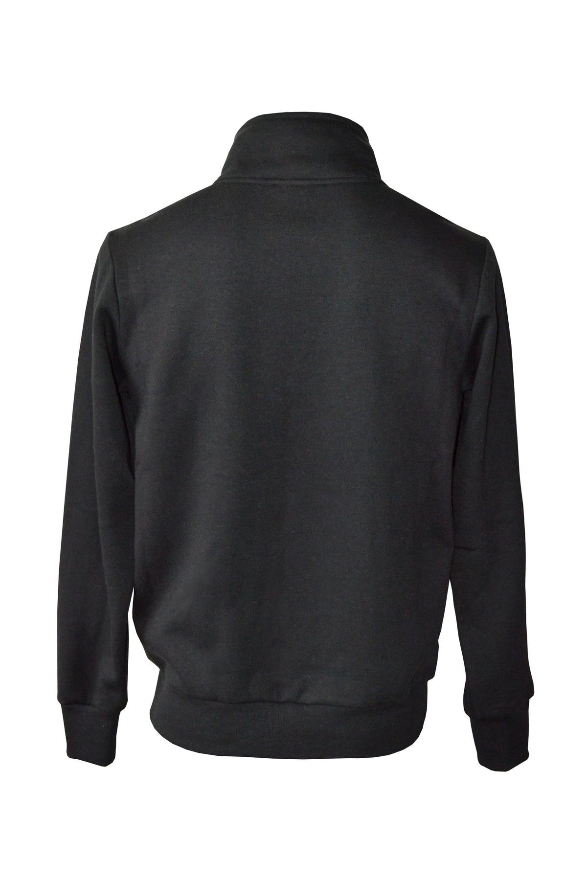 Sfida Zander Mens Fleece Full Zip Jacket - Black (Stand Collar Track Top)