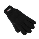 Dents 3M Thinsulate Black Gloves - Knitted Winter Snow/Ski Polar Fleece Thermal