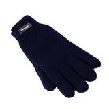 Dents 3M Thinsulate Navy Gloves - Knitted Winter Snow/Ski Polar Fleece Thermal