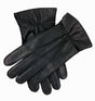 DENTS Mens Premium Kangaroo Leather Black Gloves - Cashmere Lined
