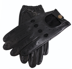 DENTS Premium Kangaroo Leather Unlined Driving Gloves Mens Winter Gift - Black
