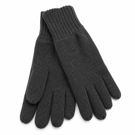 Dents 3M Thinsulate Lined Knit Gloves - Black (One Size)