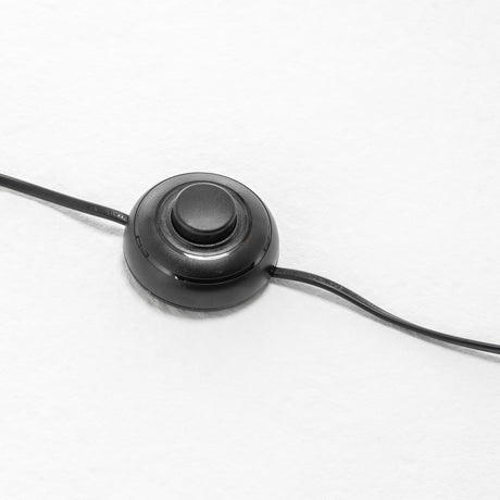 165cm Adjustable Bamboo Tripod Floor Lamp with Linen Shade & Built-In Table