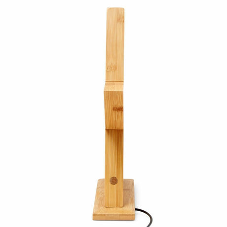33cm Bamboo Star Lamp - Table Light - Natural Decor