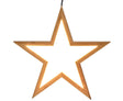 Large Bamboo Star Ceiling Light - LED Hanging Lamp - Natural Decor
