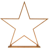 87cm Bamboo Star Lamp - Table Light - Natural Decor