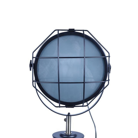 158cm Nautical Tripod Floor Lamp w/ Matte Black Search Light