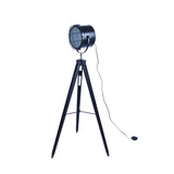 158cm Nautical Tripod Floor Lamp w/ Matte Black Search Light