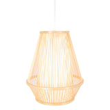 Natural Woven Bamboo Empire Pendant Lamp Hanging Light Bell Shade Boho Tropical