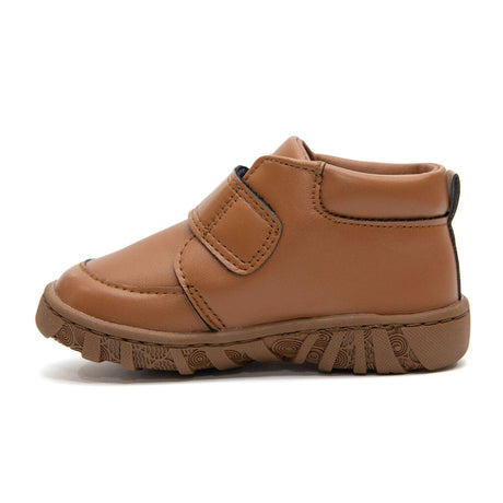BILLYCART Barefoot Wide-Fit First Walker Boots Shoes Oakley in Tan Brown
