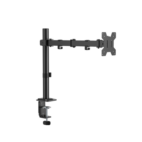 Single Screen Monitor Arm – VESA Mount 17-32" in Matte Black