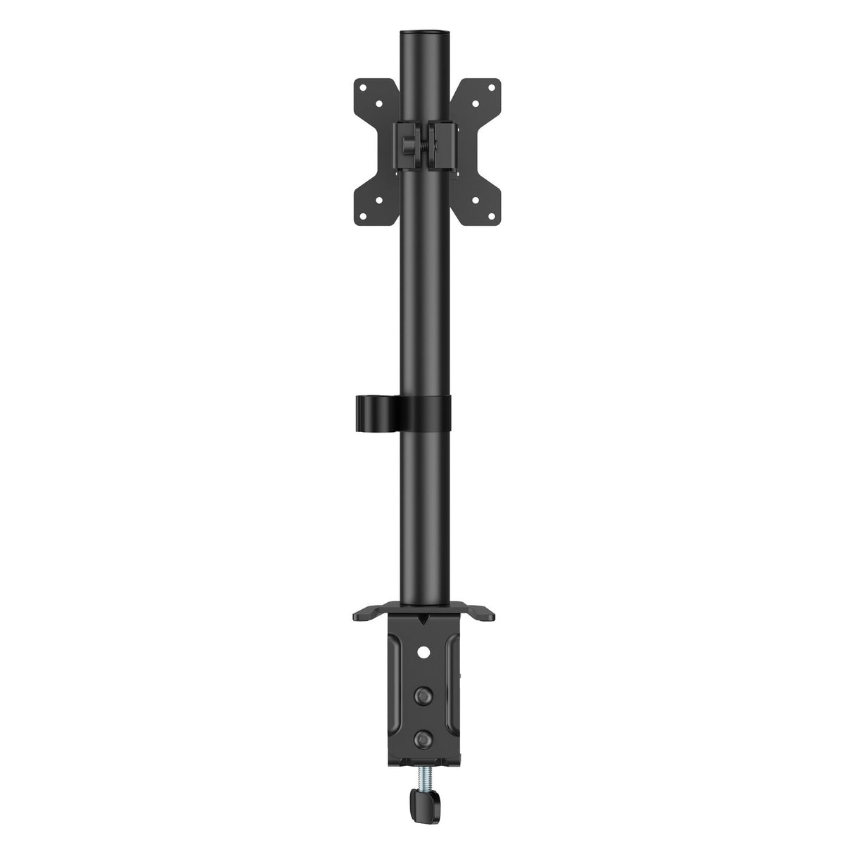 Single Screen Monitor Arm – VESA Mount 17-32" in Matte Black
