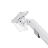 Heavy Duty Gas Spring Single Screen Monitor Arm – VESA Mount 17-49" in Fine White