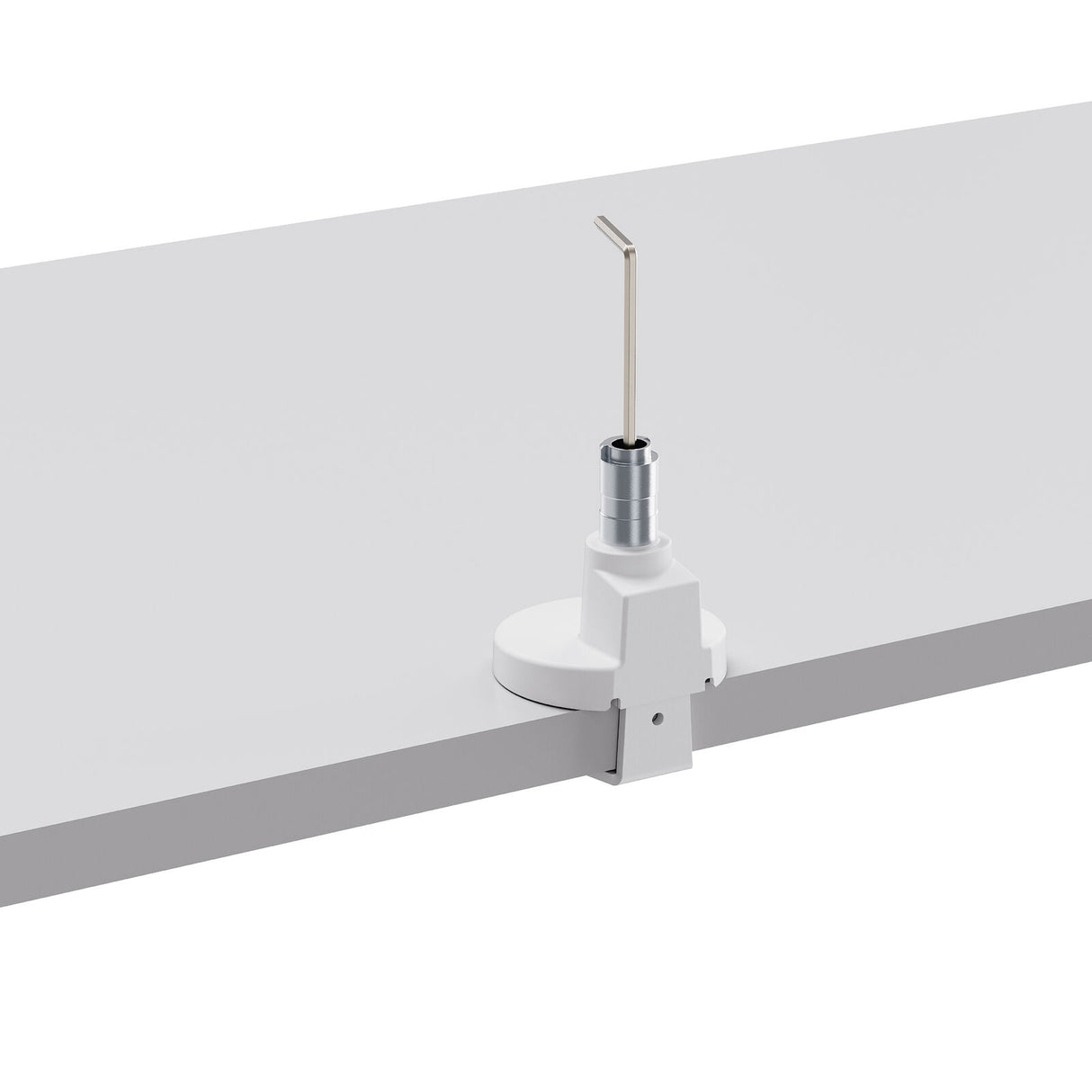 Heavy Duty Gas Spring Single Screen Monitor Arm – VESA Mount 17-49" in Fine White