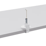 Heavy Duty Gas Spring Single Screen Monitor Arm – VESA Mount 17-49" in Fine White