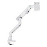 Heavy Duty Gas Spring Single Screen Monitor Arm – VESA Mount 17-49" in Fine White