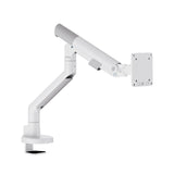 Heavy Duty Gas Spring Single Screen Monitor Arm – VESA Mount 17-49" in Fine White