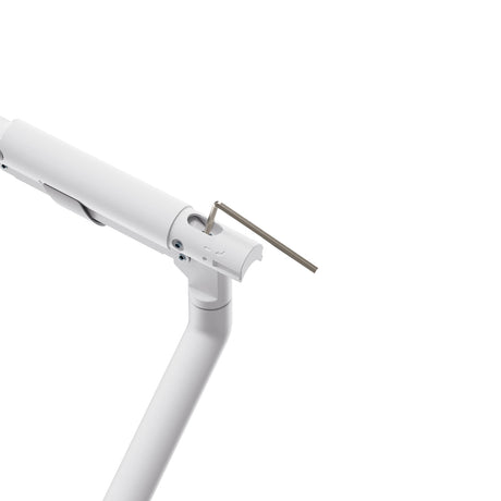 Heavy Duty Gas Spring Single Screen Monitor Arm – VESA Mount 17-49" in Fine White