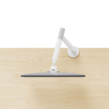 Heavy Duty Gas Spring Single Screen Monitor Arm – VESA Mount 17-49" in Fine White