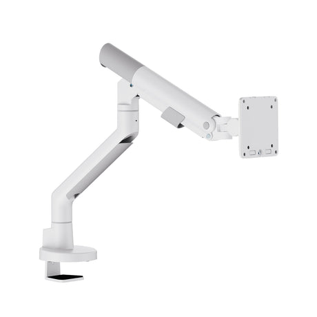 Heavy Duty Gas Spring Single Screen Monitor Arm – VESA Mount 17-49" in Fine White