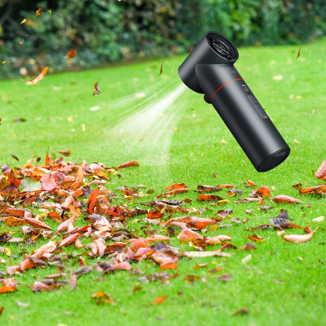 Cordless Blower Vacuum Kit 6000pa with Jump Starter, Tyre Inflator, Camping Light and 10000mAh Power Bank