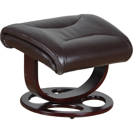 Julio Faux Leather Reclining Lounge Arm Chair w/ Ottoman Swivel Sofa