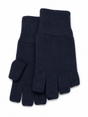 Dents 3M Thinsulate Womens Fingerless Knit Gloves Polar Insulation Thermal - Navy
