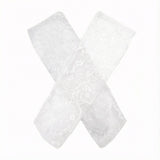 Dents Lace Fingerless Elbow Length Mitten Glove - White