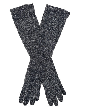 Dents Womens Elbow Length Mesh Gloves in Silver (One Size)