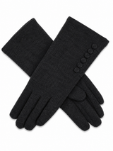 Dents Women's Touchscreen Mid-Arm One SizeThermal Gloves  in Black
