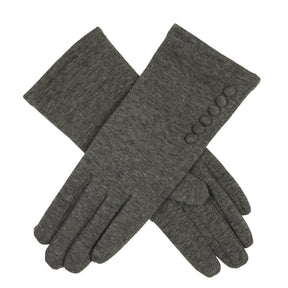 Dents Women's Touchscreen Mid-Arm Thermal Gloves - Charcoal - One Size